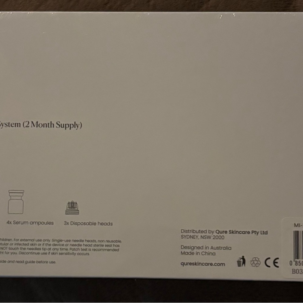 Micro-Infusion Facial System - Qure 2 month supply. Dark spot serum. See descr - Picture 3 of 4